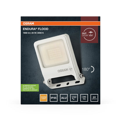 LED reflektor 20W IP65 3000K 110° – vonkajšie LED svietidlo OSRAM