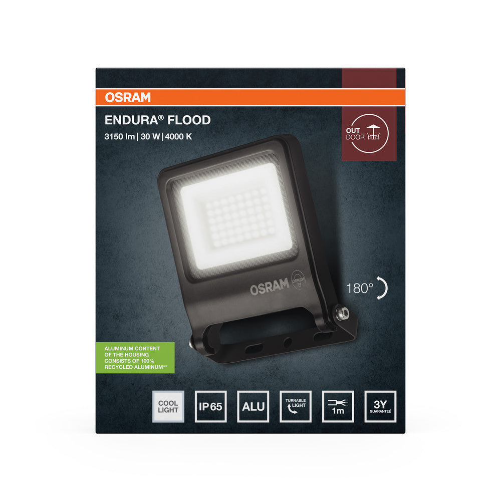 LED reflektor 30W IP65 4000K 110° – vonkajšie LED svietidlo OSRAM