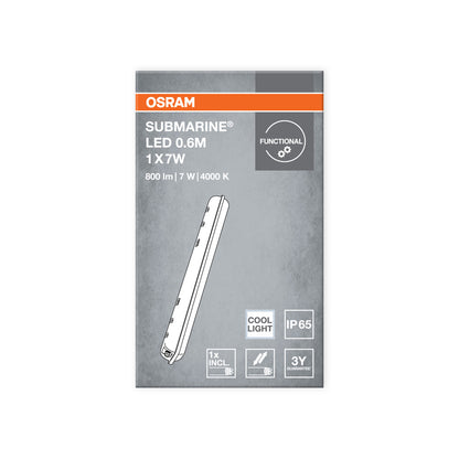 LED prachotesné svietidlo 7W IP65 4000K 140° – priemyselné prachotesné svietidlo OSRAM