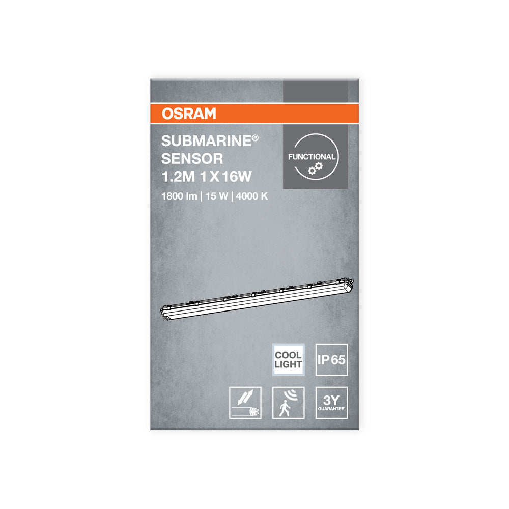LED prachotesné svietidlo 16W IP65 4000K 140° – priemyselné prachotesné svietidlo OSRAM