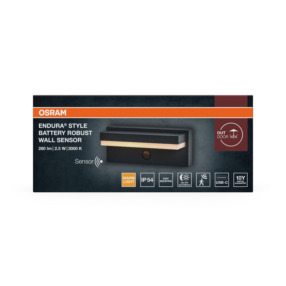 LED nástenné svietidlo 2.50W IP54 3000K 90° – nástenné LED svietidlo OSRAM