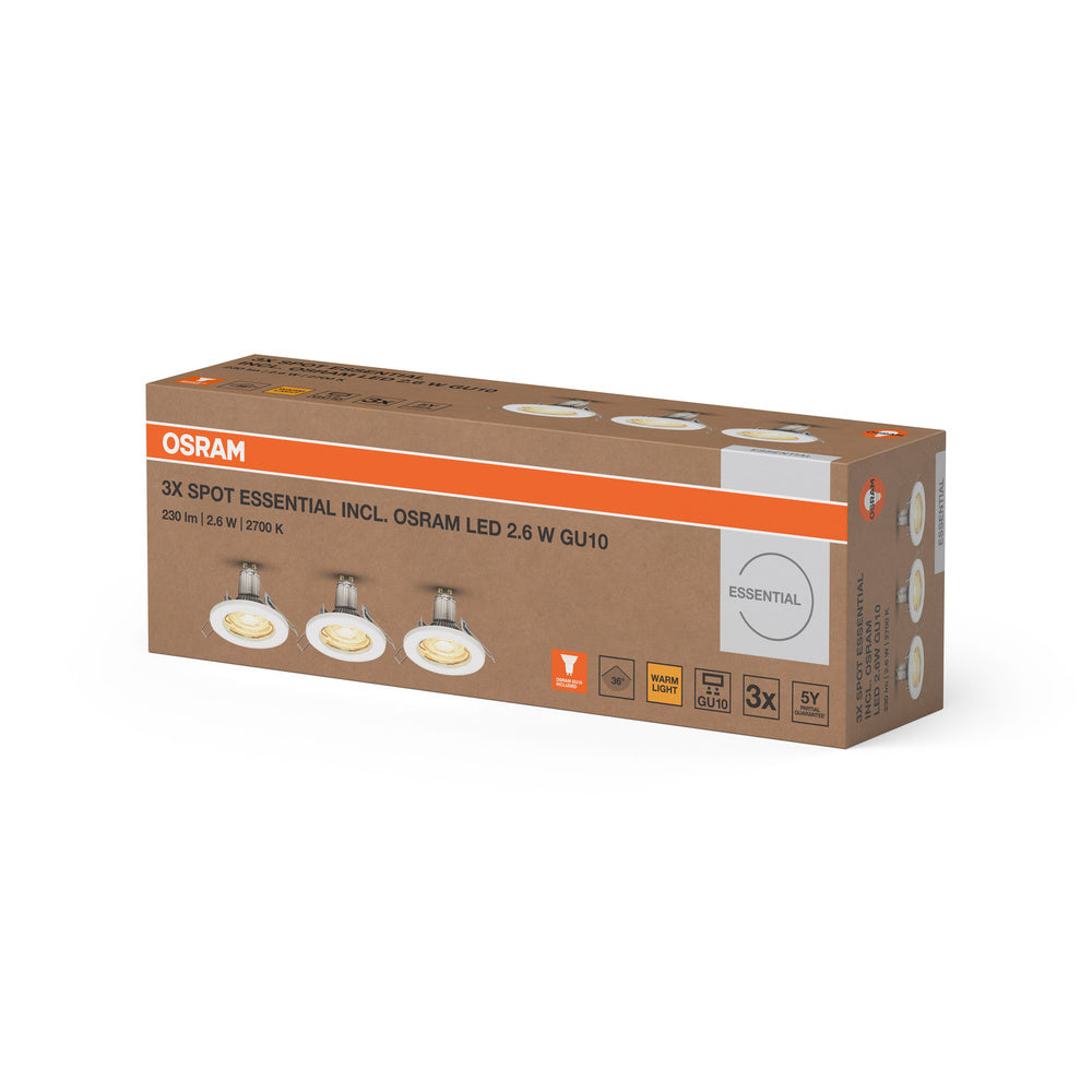 LED downlight 2.60W IP20 2700K 36° – zápustné LED svietidlo OSRAM