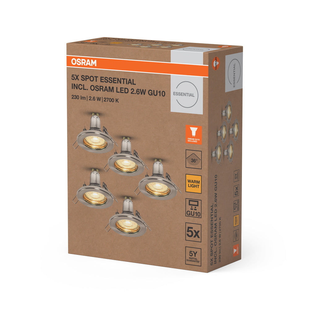 LED downlight 2.60W IP20 2700K 36° – zápustné LED svietidlo OSRAM