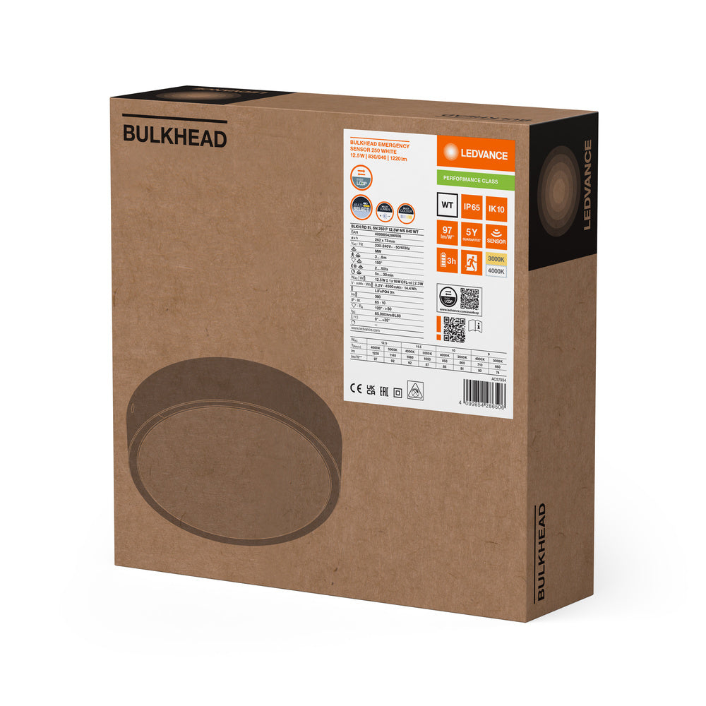 LED nástenné svietidlo 12.5W IP65 3000K 120° – nástenné LED svietidlo LEDVANCE