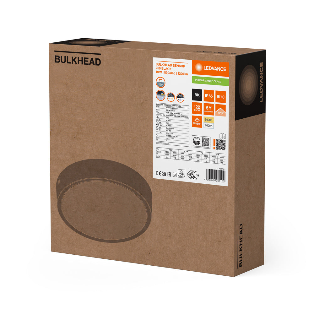 LED nástenné svietidlo 10W IP65 3000K 120° – nástenné LED svietidlo LEDVANCE