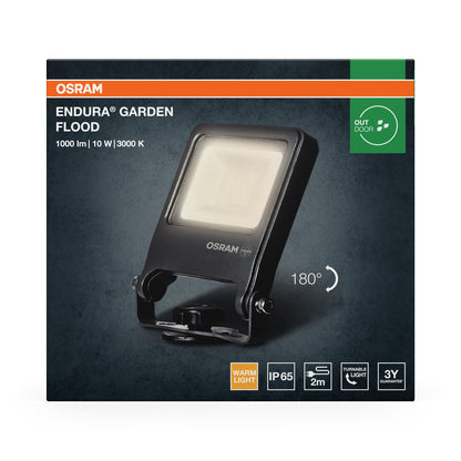 LED reflektor 10W IP65 3000K 110° – vonkajšie LED svietidlo OSRAM