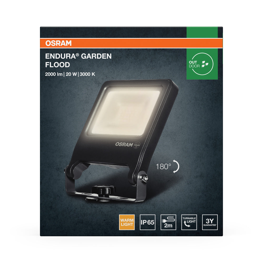 LED reflektor 20W IP65 3000K 120° – vonkajšie LED svietidlo OSRAM