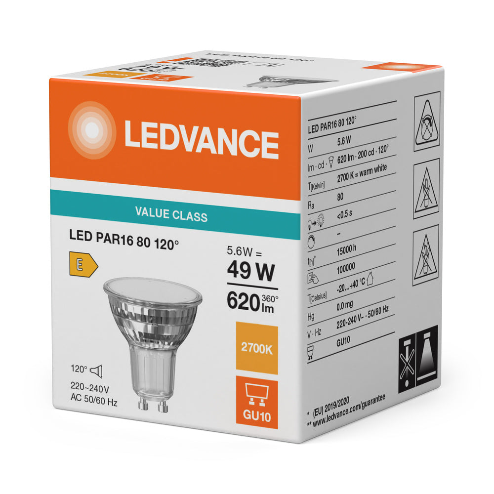 LED downlight 5.6W IP20 2700K 120° – zápustné LED svietidlo LEDVANCE