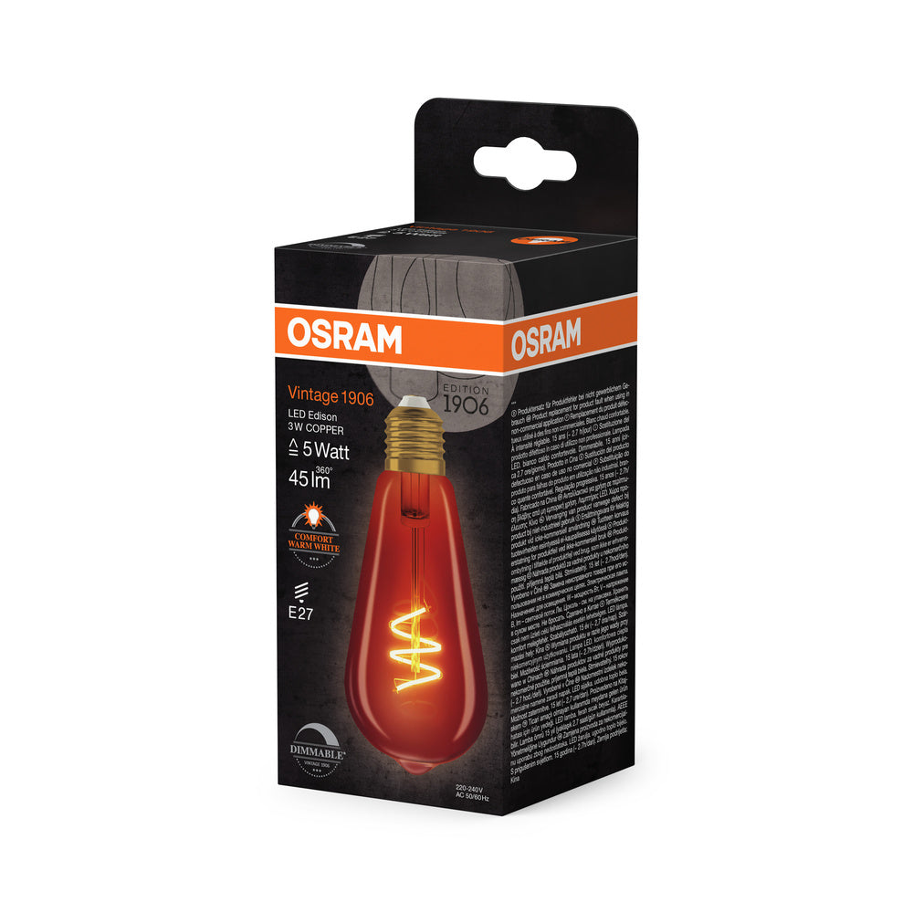 LED stropné svietidlo 3W IP20 1800K 300° – stropné LED svietidlo OSRAM
