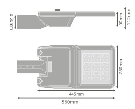 LED pouličné osvetlenie 52W IP66 4000K 50° – pouličné LED svietidlo LEDVANCE
