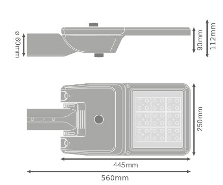 LED pouličné osvetlenie 52W IP66 4000K 70° – pouličné LED svietidlo LEDVANCE