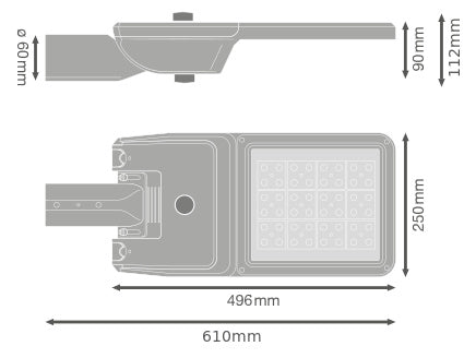 LED pouličné osvetlenie 70W IP66 4000K 150° – pouličné LED svietidlo LEDVANCE
