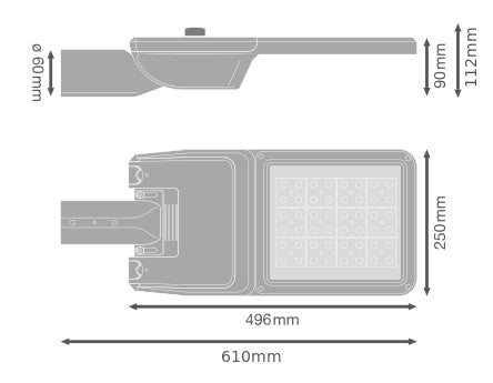 LED pouličné osvetlenie 70W IP66 4000K 50° – pouličné LED svietidlo LEDVANCE