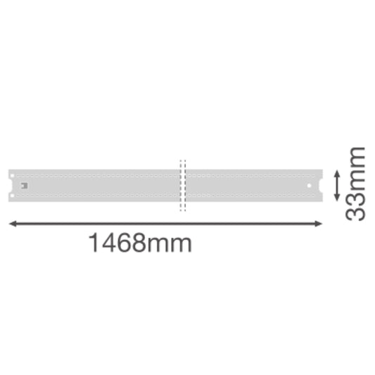 LED prachotesné svietidlo 39.33W 4000K 120° – priemyselné prachotesné svietidlo LEDVANCE