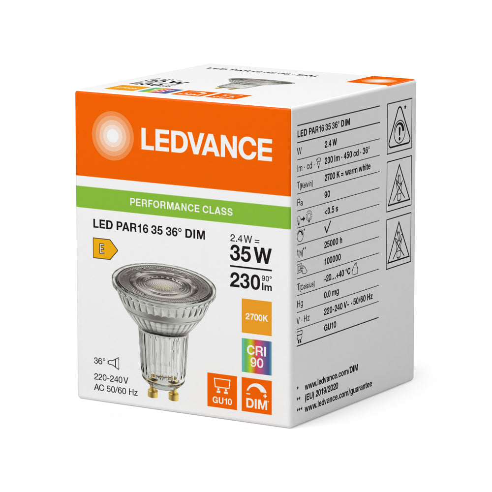 LED downlight 2.4W IP20 2700K 36° – zápustné LED svietidlo LEDVANCE
