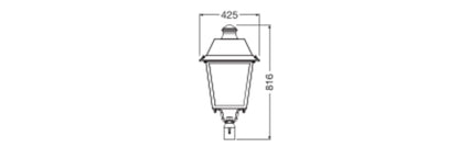 LED pouličné osvetlenie 60W IP66 3000K 50° – pouličné LED svietidlo LEDVANCE