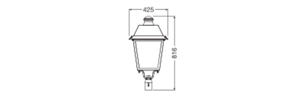 LED pouličné osvetlenie 60W IP66 2200K 50° – pouličné LED svietidlo LEDVANCE