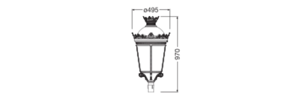 LED pouličné osvetlenie 60W IP66 2200K 140° – pouličné LED svietidlo LEDVANCE