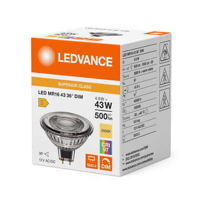 LED stropné svietidlo 4.9W IP20 3000K 36° – stropné LED svietidlo LEDVANCE