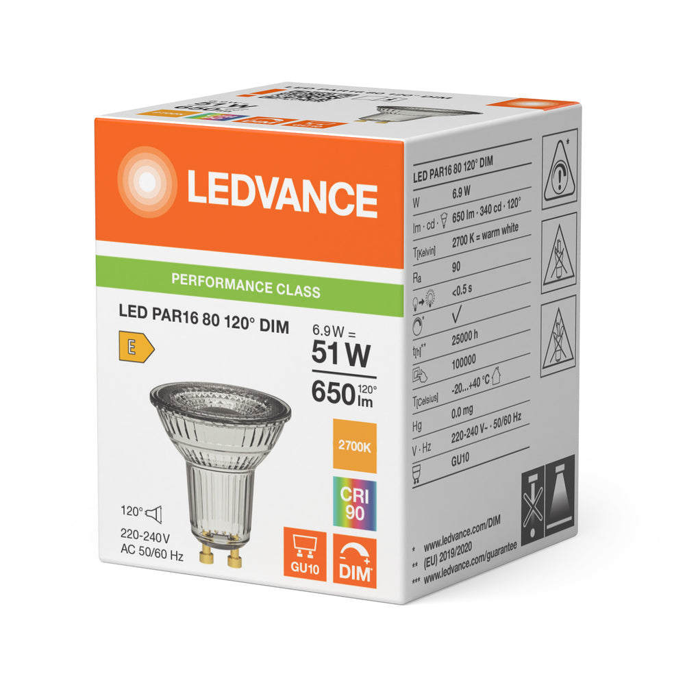 LED downlight 6.9W IP20 2700K 120° – zápustné LED svietidlo LEDVANCE