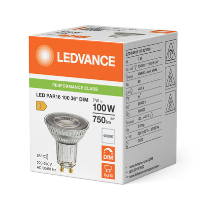 LED downlight 7W IP20 4000K 36° – zápustné LED svietidlo LEDVANCE