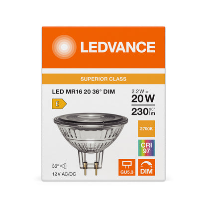 LED stropné svietidlo 2.2W IP20 2700K 36° – stropné LED svietidlo LEDVANCE