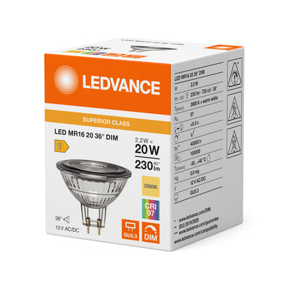 LED stropné svietidlo 2.2W IP20 3000K 36° – stropné LED svietidlo LEDVANCE