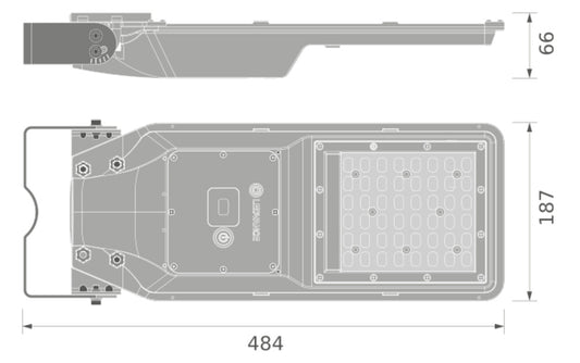 LED pouličné osvetlenie 10W IP65 6500K 85° – pouličné LED svietidlo LEDVANCE