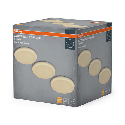 LED downlight 18W IP20 3000K 120° – zápustné LED svietidlo OSRAM