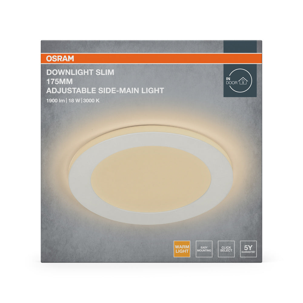 LED downlight 18W IP20 3000K 120° – zápustné LED svietidlo OSRAM