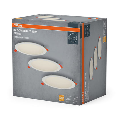 LED downlight 22W IP20 3000K 120° – zápustné LED svietidlo OSRAM