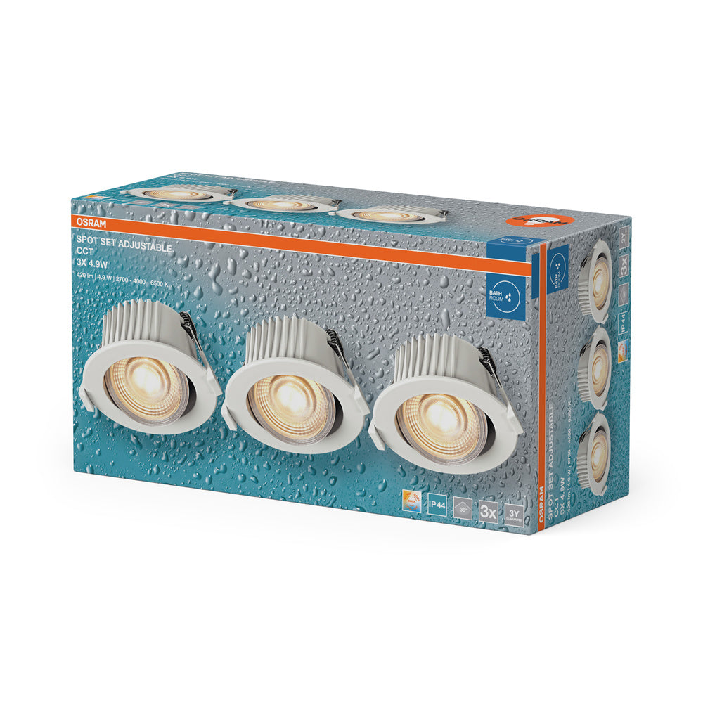 LED stropné svietidlo 4.90W IP44 2700K 36° – stropné LED svietidlo OSRAM