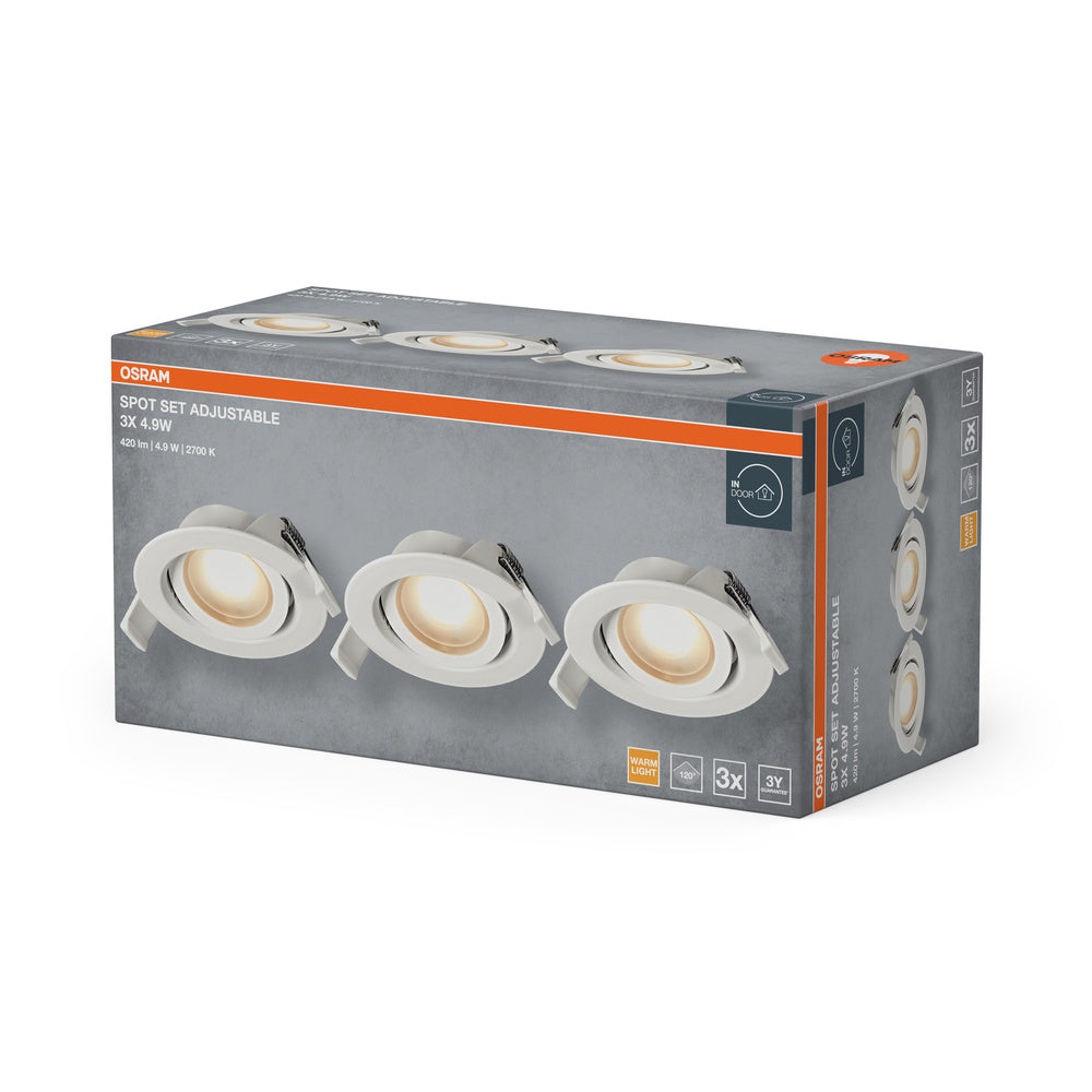 LED stropné svietidlo 4.90W IP20 2700K 120° – stropné LED svietidlo OSRAM