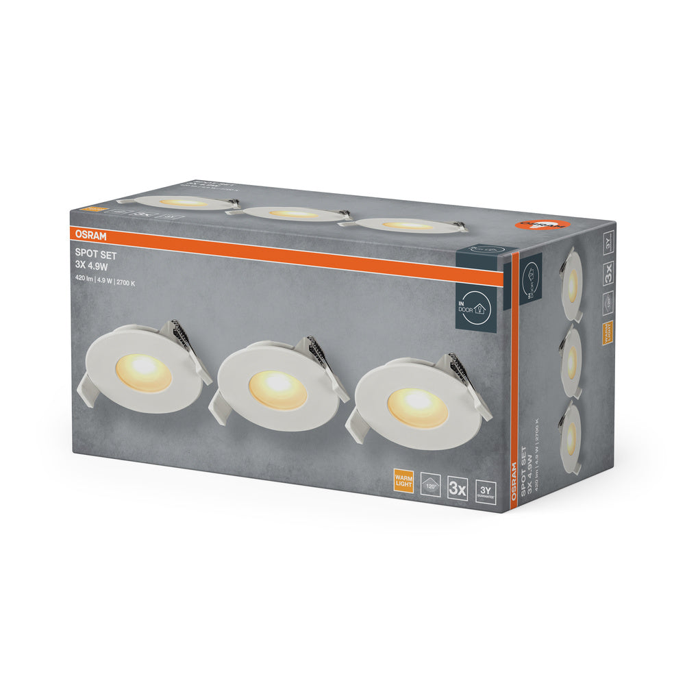 LED stropné svietidlo 4.90W IP20 2700K 120° – stropné LED svietidlo OSRAM