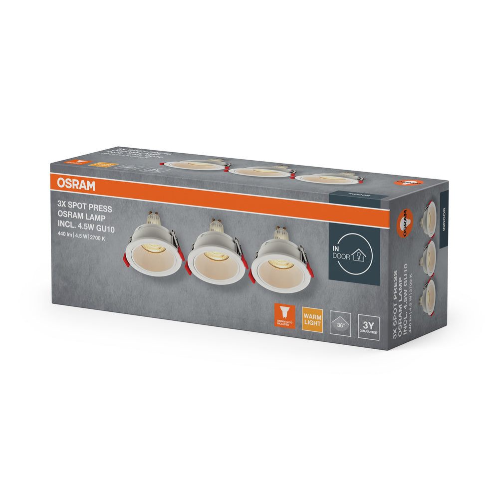 LED downlight 4.50W IP20 2700K 36° – zápustné LED svietidlo OSRAM