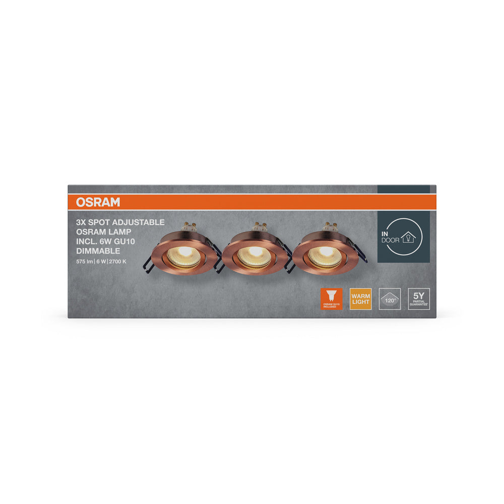 LED downlight 6W IP20 2700K 40° – zápustné LED svietidlo OSRAM