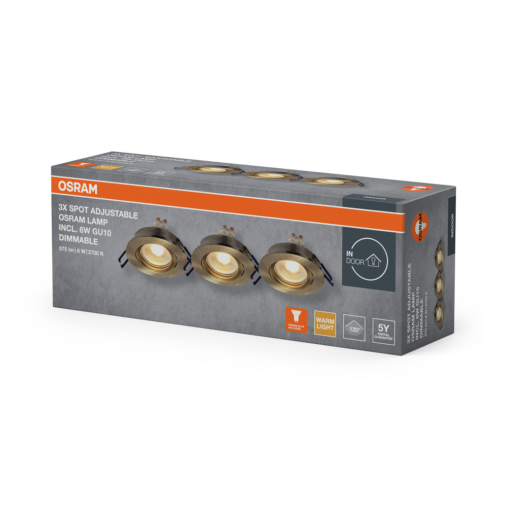 LED downlight 6W IP20 2700K 40° – zápustné LED svietidlo OSRAM