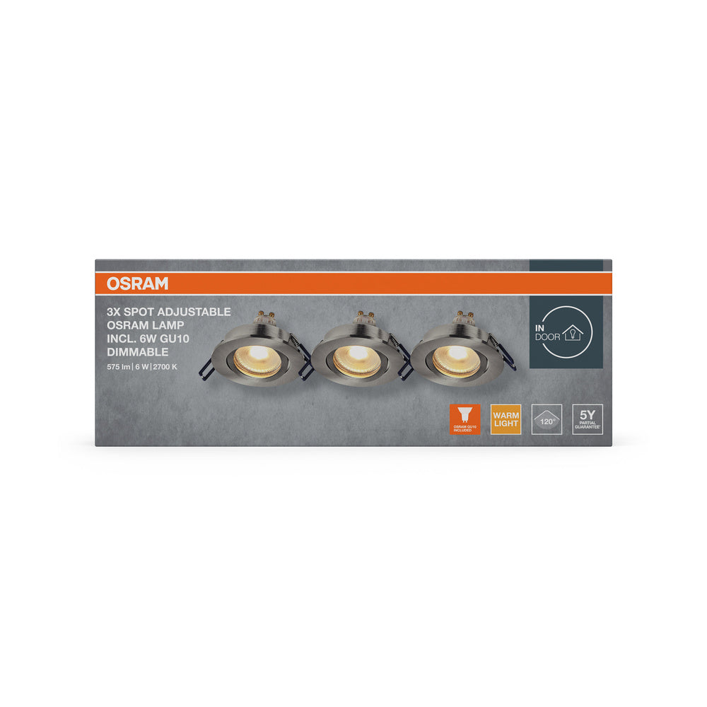 LED downlight 6W IP20 2700K 120° – zápustné LED svietidlo OSRAM