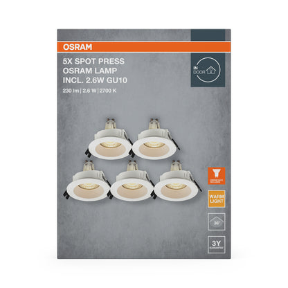 LED downlight 2.60W IP20 2700K 36° – zápustné LED svietidlo OSRAM