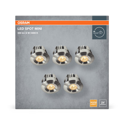 LED stropné svietidlo 6W IP44 3000K 20° – stropné LED svietidlo OSRAM