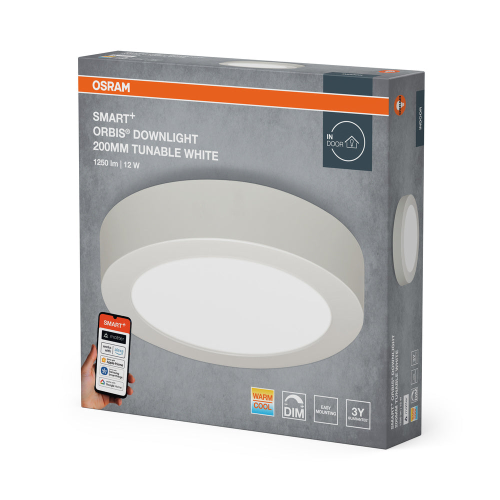 LED downlight 12W IP20 6500K 110° – zápustné LED svietidlo OSRAM