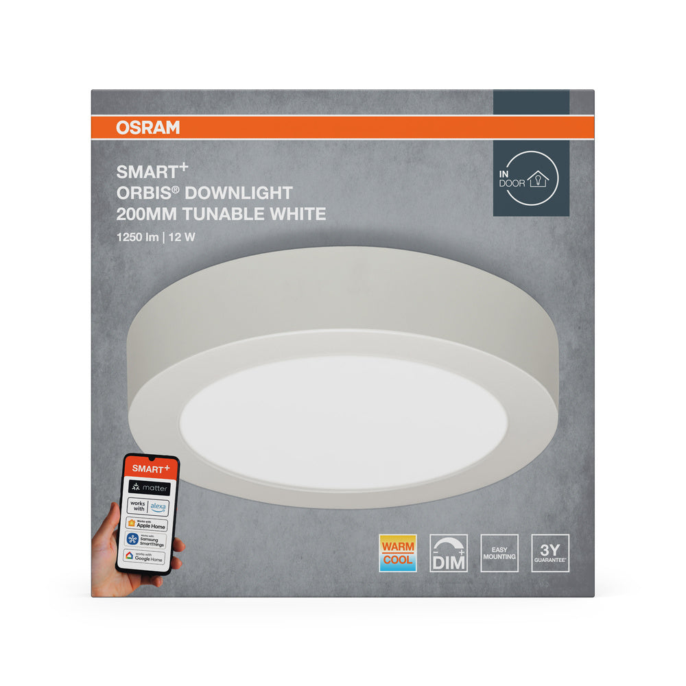 LED downlight 12W IP20 6500K 110° – zápustné LED svietidlo OSRAM