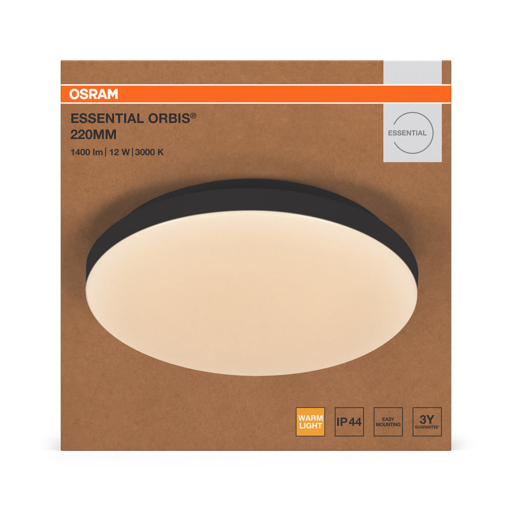 LED stropné svietidlo 12W IP44 3000K 120° – stropné LED svietidlo OSRAM