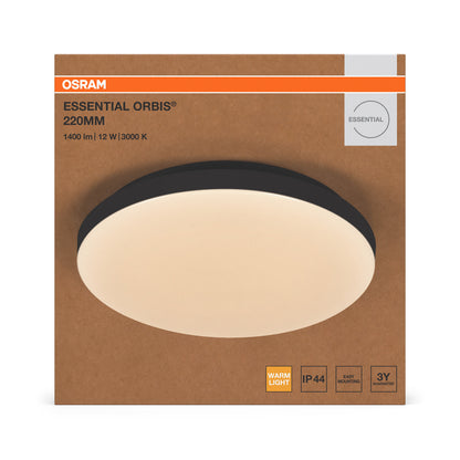 LED stropné svietidlo 12W IP44 3000K 120° – stropné LED svietidlo OSRAM