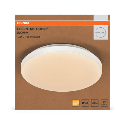 LED stropné svietidlo 12W IP44 3000K 120° – stropné LED svietidlo OSRAM