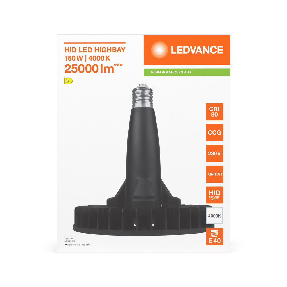LED High Bay 160W IP40 4000K 100° – priemyselné LED svietidlo LEDVANCE
