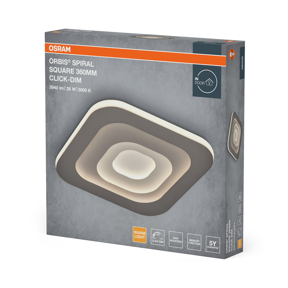 LED stropné svietidlo 26W IP20 3000K – stropné LED svietidlo OSRAM
