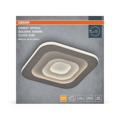 LED stropné svietidlo 38W IP20 3000K – stropné LED svietidlo OSRAM