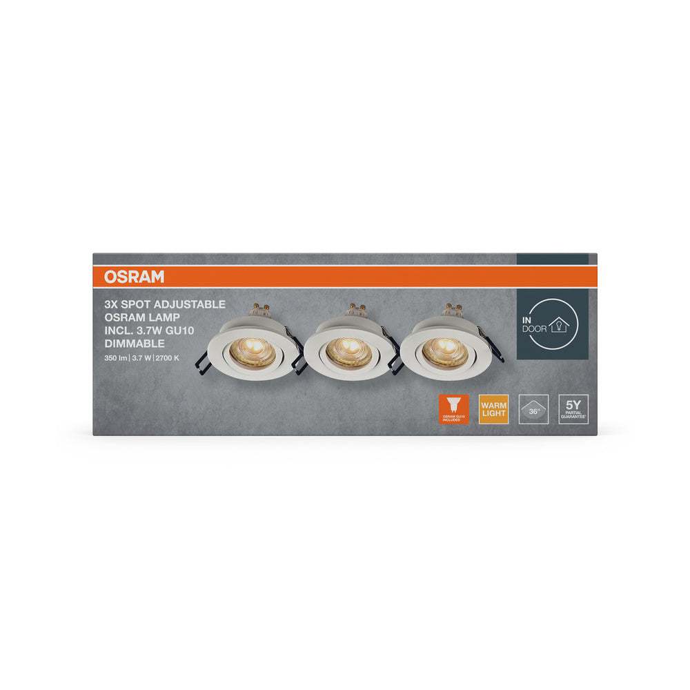 LED downlight 3.70W IP20 2700K – zápustné LED svietidlo OSRAM