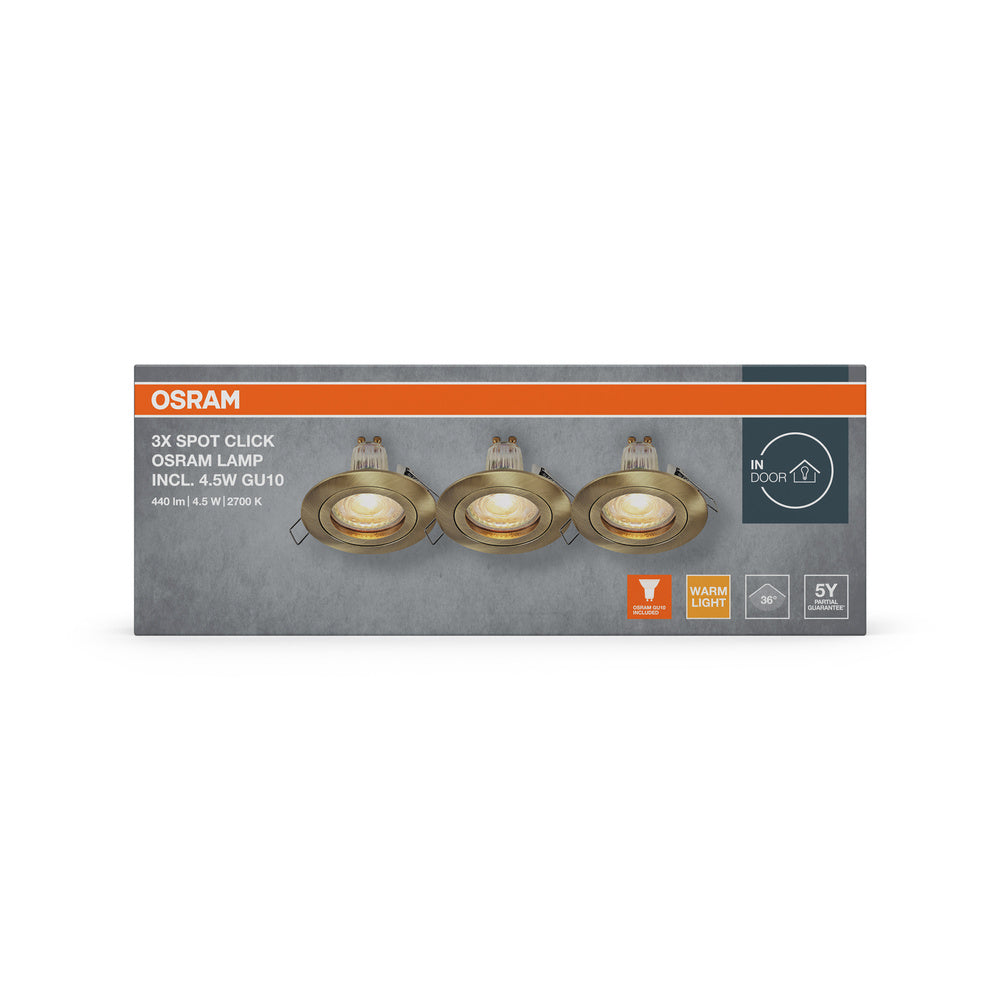 LED downlight 4.50W IP20 2700K 36° – zápustné LED svietidlo OSRAM